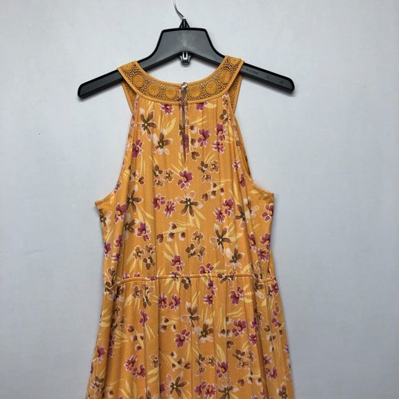 Daniel Rainn Women Sleeveless Floral Dress Size Large Polyester Blend B232 -9 - Picture 12 of 13